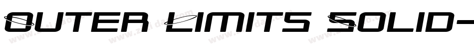 Outer Limits Solid字体转换
